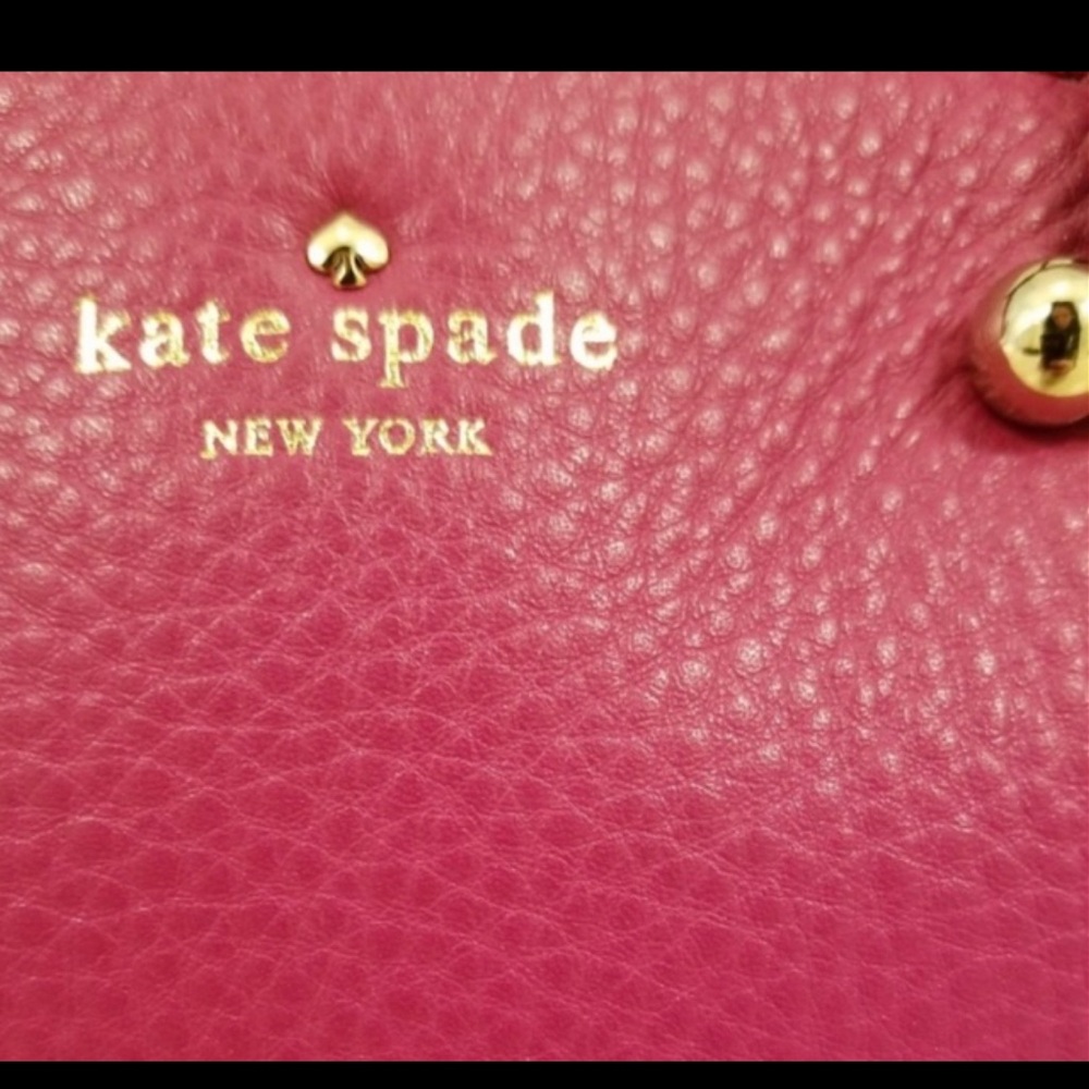 Kate Spade Cildro Pink Kenton Charles Street leather handbag purse - Picture 8 of 16